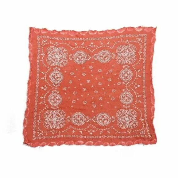 Free People Scarf OR Neck Kerchief Heirloom Embroidered Bandana NWT & FP BAG - Picture 4 of 10